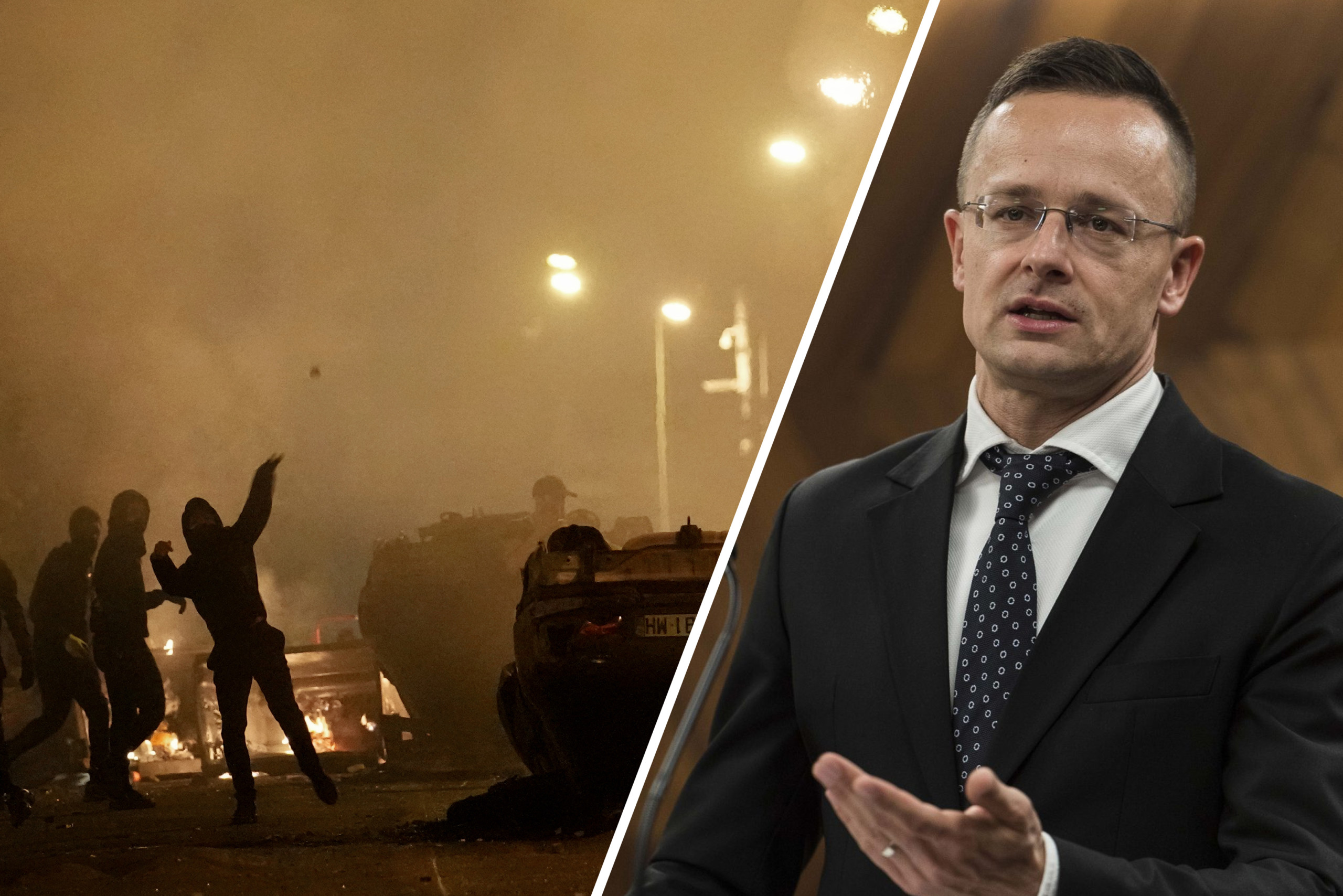 French riots show 'failure of Western European integration,' claims Hungarian foreign minister