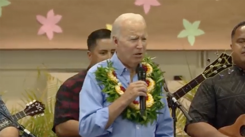 Incredible: Biden Compares Devastating Maui Blaze To Minor Kitchen Fire In His House, Cracks JOKES