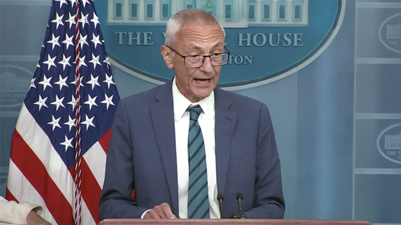 John Podesta Blames Maui Fires on Climate Change, Touts Inflation Reduction Act As Solution