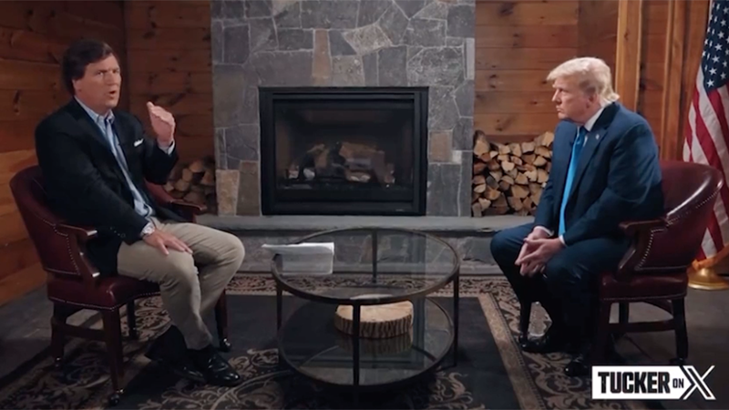 Video: Tucker Asks Trump If He Thinks The Deep State Will ASSASSINATE Him Now
