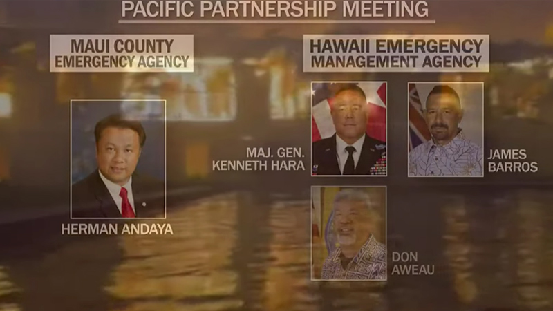 WTF: FEMA, Top Maui Emergency Officials Held Disaster Training Meeting on Different Island as Lahaina  Wildfire Raged