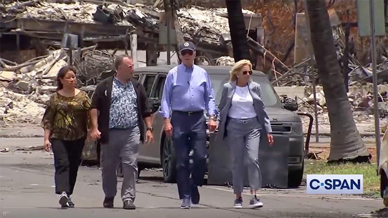 Laughable: White House Claims Biden “Reacted In Record Time” To Maui Fires