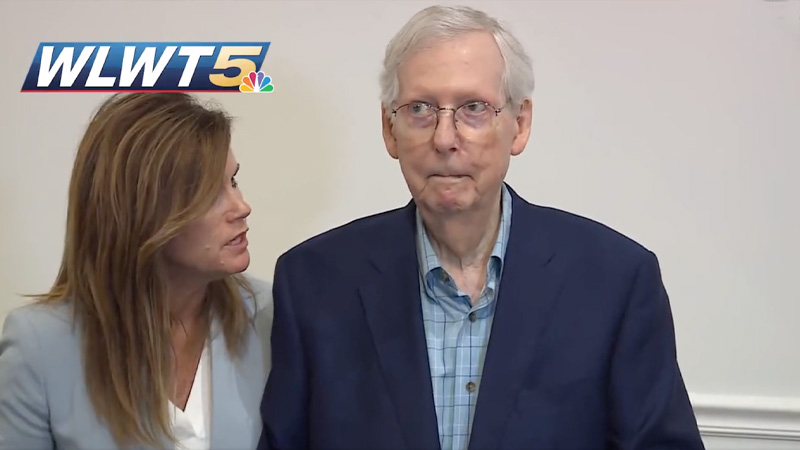 Breaking: Sen. Mitch McConnell FREEZES AGAIN During Press Conference