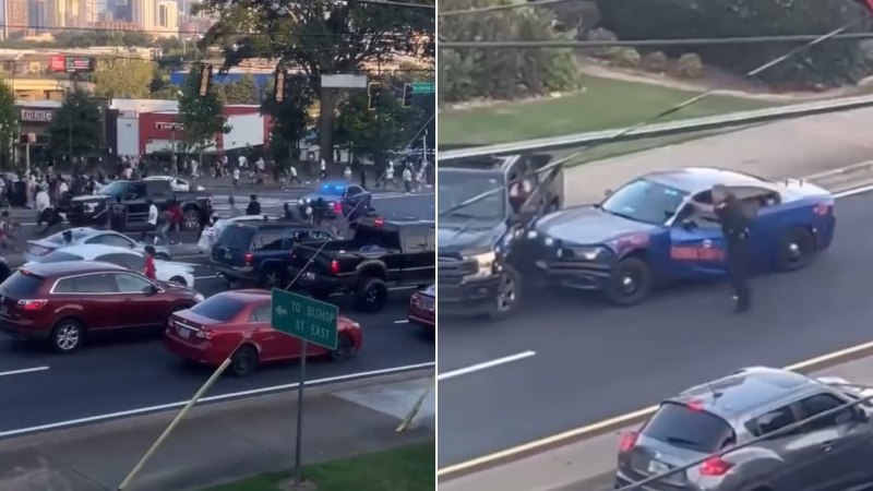 Shock Video: Driver Fleeing Cop Mows Down Pedestrians During Illegal ‘Street Takeover’