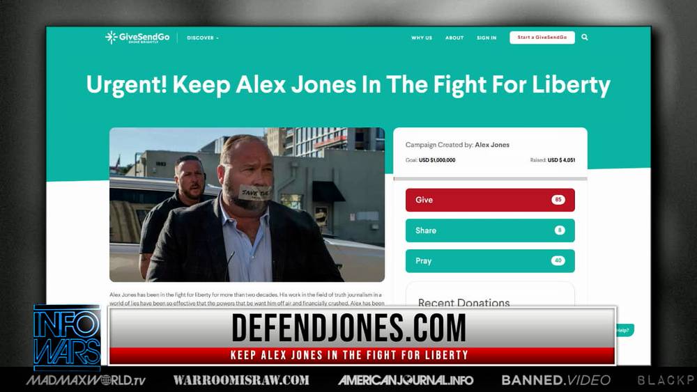 WATCH: Alex Jones Launches Plan to Stay in the Fight Against Leftist Lawfare