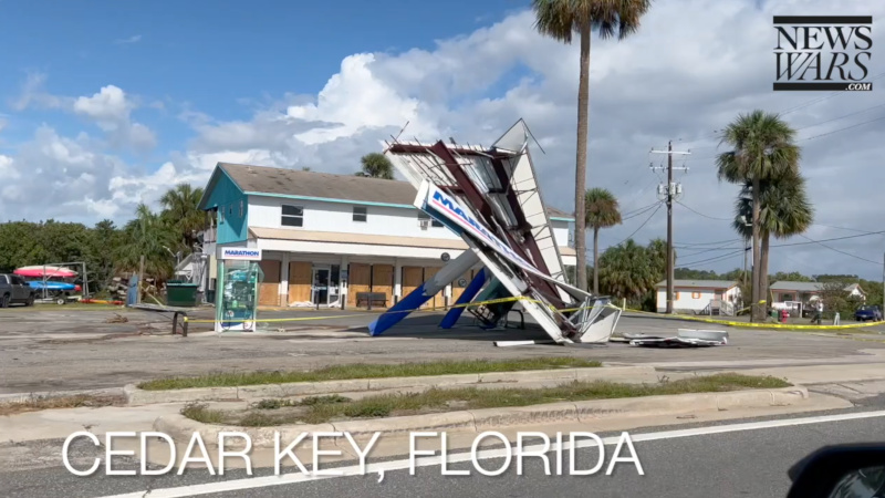 EXCLUSIVE: On the Ground With Florida National Guard as Gov. DeSantis Visits Hurricane Impact Zone