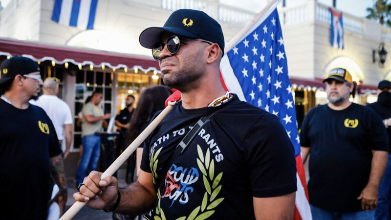 Proud Boys Leader Enrique Tarrio Sentenced to 22 Years in Prison Over January 6