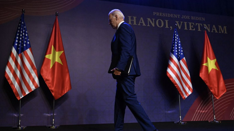 ‘I’m Gonna Go To Bed’: Biden Cut Off By Handlers During Train Wreck Press Conference In Vietnam