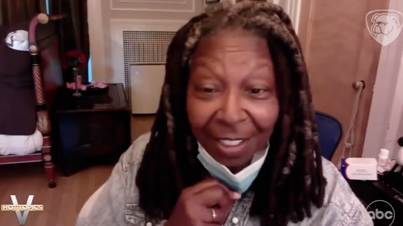 Covid-Sick Whoopi Goldberg Appears On The View Wearing Mask While Sitting Alone