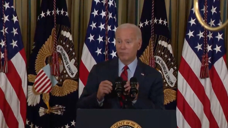 Biden Defies Mask Rules During Press Conference: ‘Don’t Tell Them I Didn’t Have It On When I Walked In’