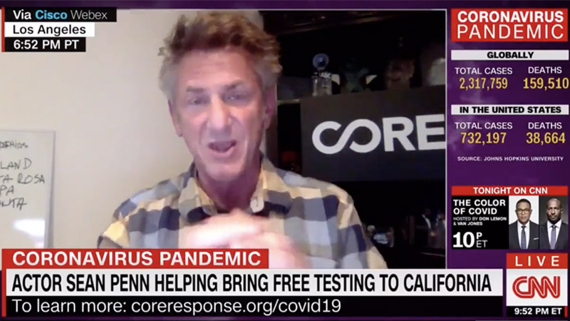 Watch: Sean Penn Declares Covid Was a ‘Mandatory Rehearsal for Things to Come’