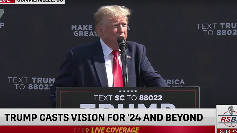Live Now! Trump Addresses South Carolina