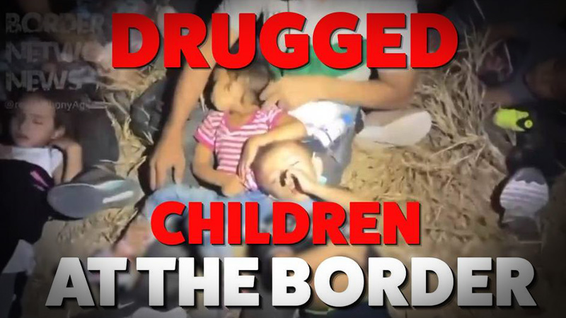 Shock Video: Biden’s Border Patrol Allows Traffickers To Smuggle Drugged Children Across US Border