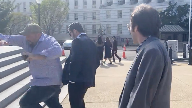 Video: Triggered GOP Rep. Dan Crenshaw Kicks Reporter