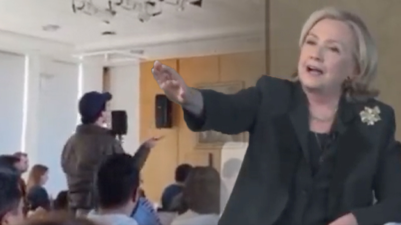 Wild Video: Man Stands Up To Hillary Clinton — She Tells Him, ‘I’ll Meet You Outside!’