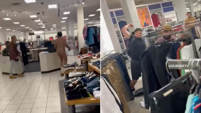 Shock Video: Naked Man “Obliterated” by Shoppers After Allegedly Trying to “Touch Kids” at Seattle Mall