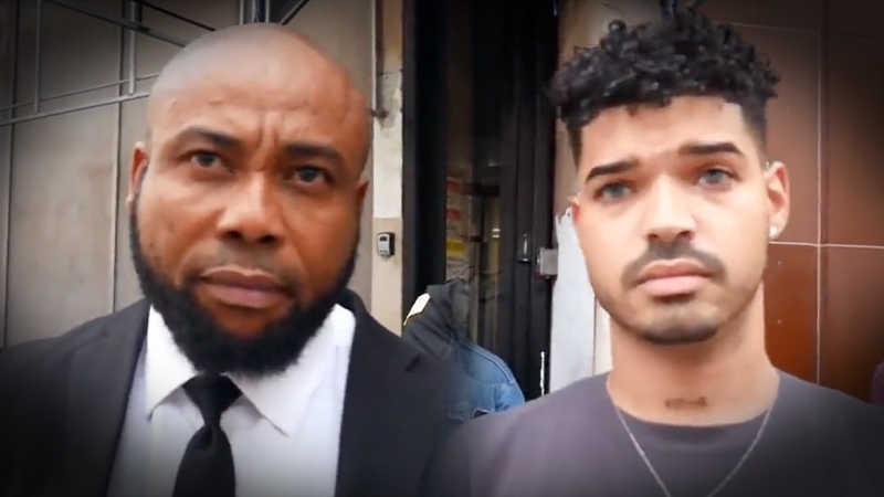NYC Man GOES OFF After Migrant Facility Private Security Try To Intimidate Him