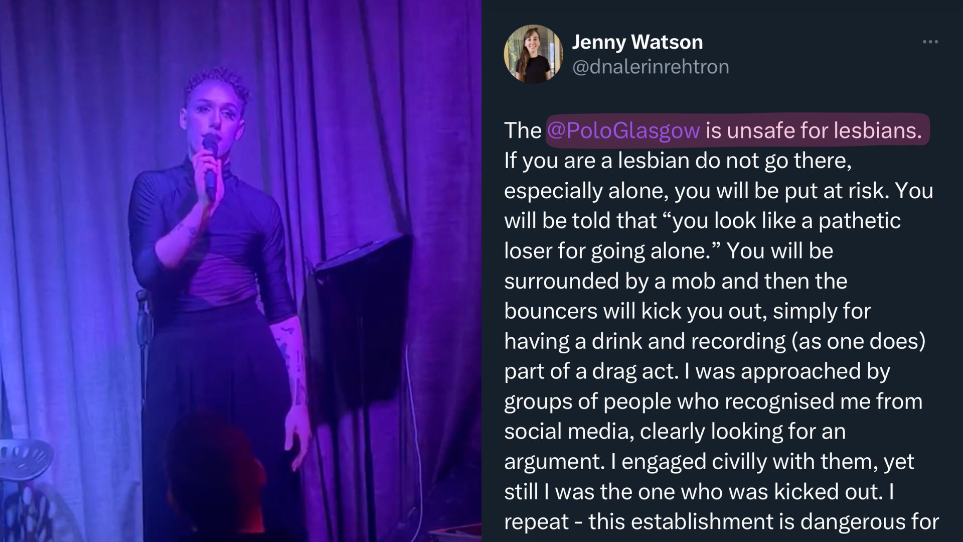 SCOTLAND: Lesbian Rights Activist Removed From LGBT Bar For 