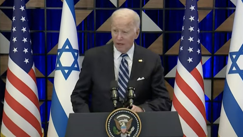 Watch: Biden Sputters in Slow-Motion Train Wreck Speech