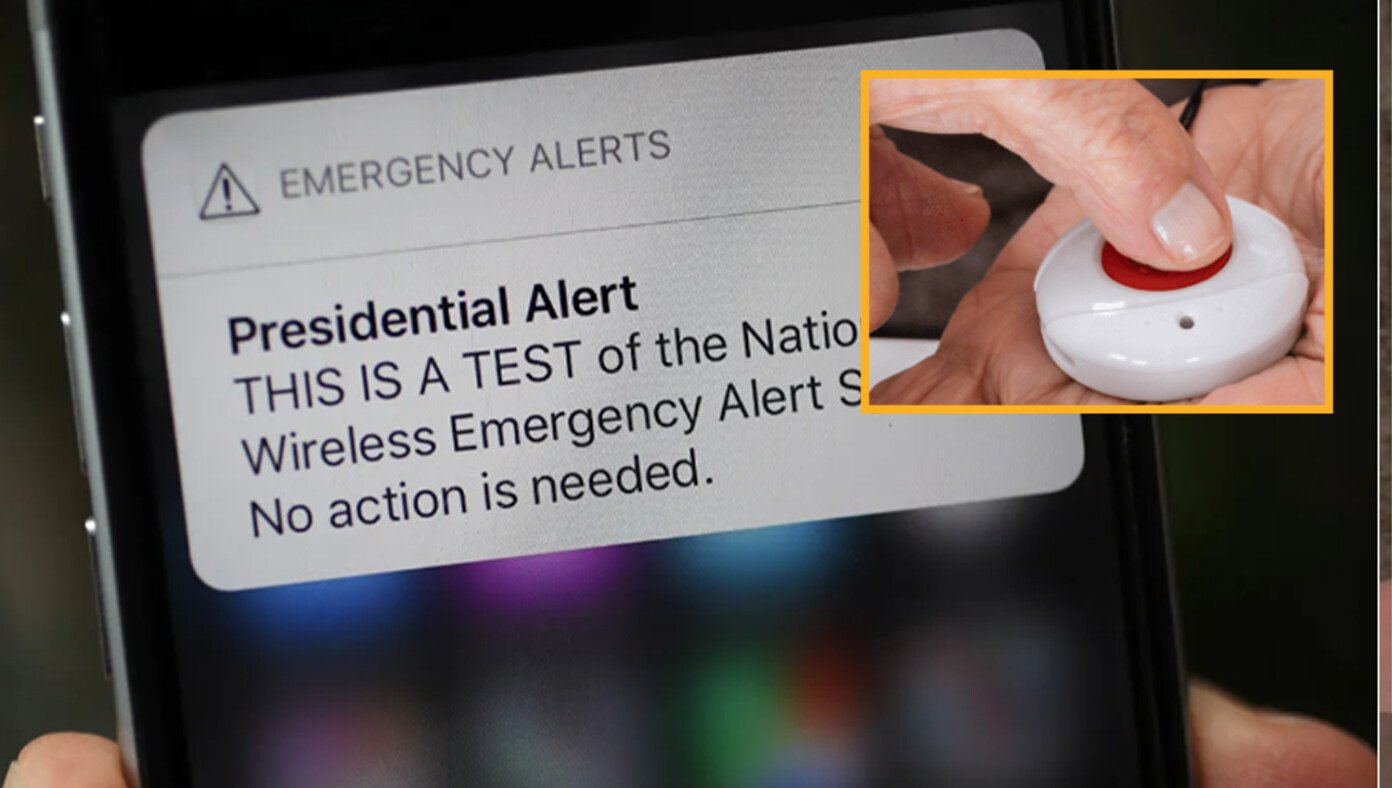 330 Million Phones Go Off After Biden Hits Wrong Button Reaching For Life Alert | Babylon Bee