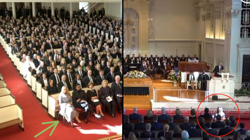 Melania Trump Cast in Angelic Light at Rosalynn Carter Funeral as ‘Evil’ First Ladies Wear Black, Lurk in Shadows