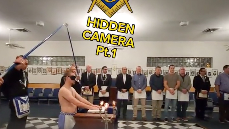 Video: Independent Journalist Infiltrates Freemason Lodge, Exposes Bizarre Rituals