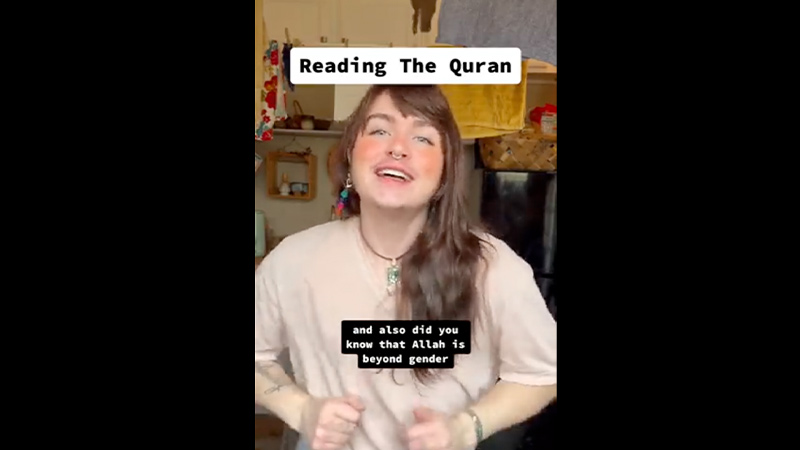 Video: Tranny Might Convert To Islam After Reading Half A Chapter Of Quran
