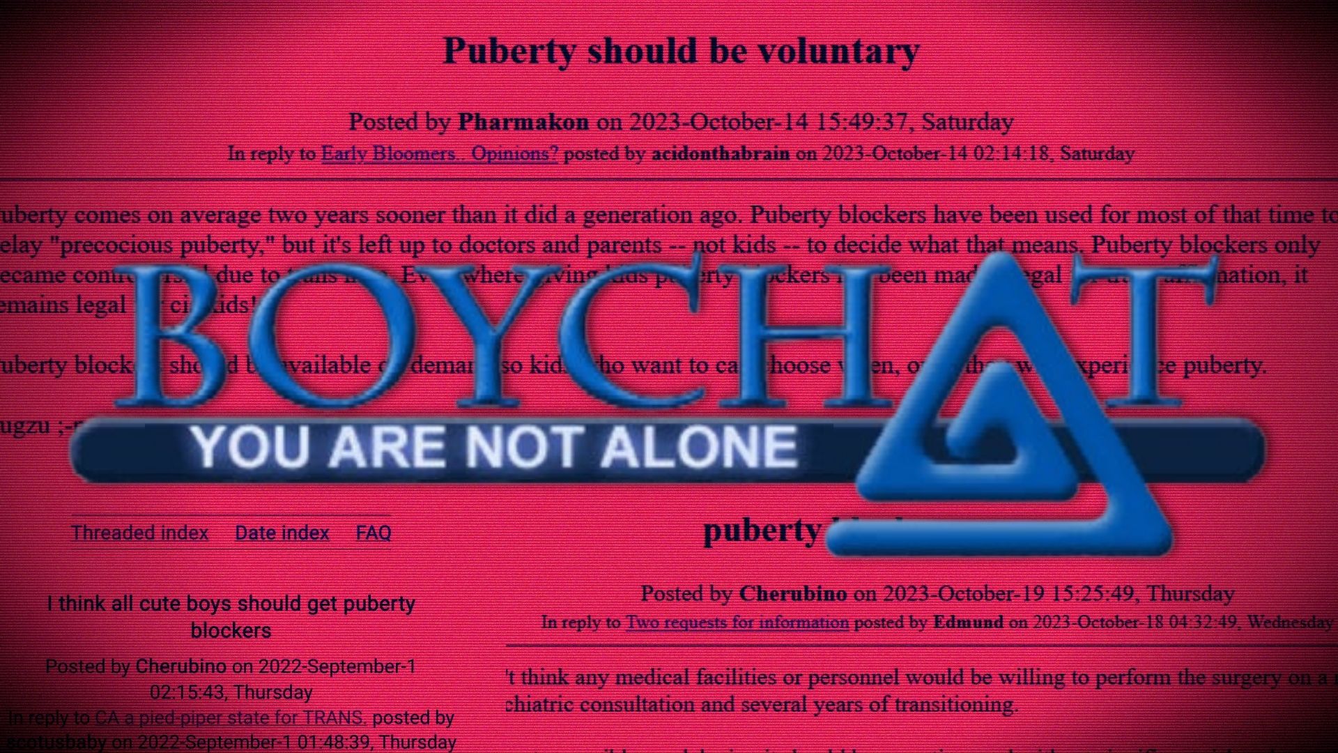 EXCLUSIVE: Pedophiles Debate 