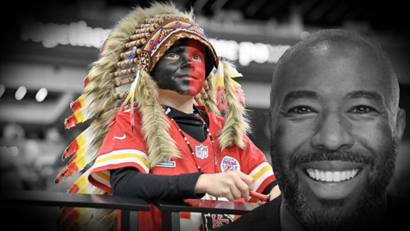 Leftist Sports Writer Roasted For Saying Kid In Facepaint & Headdress At NFL Game ‘Hates Black People & Native Americans’
