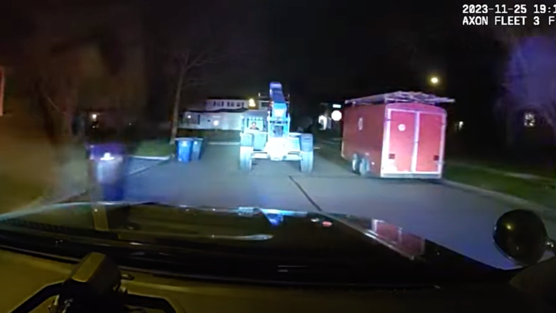 Shock Video: 12-Year-Old Boy Leads Cops on Wild Chase in Stolen Forklift