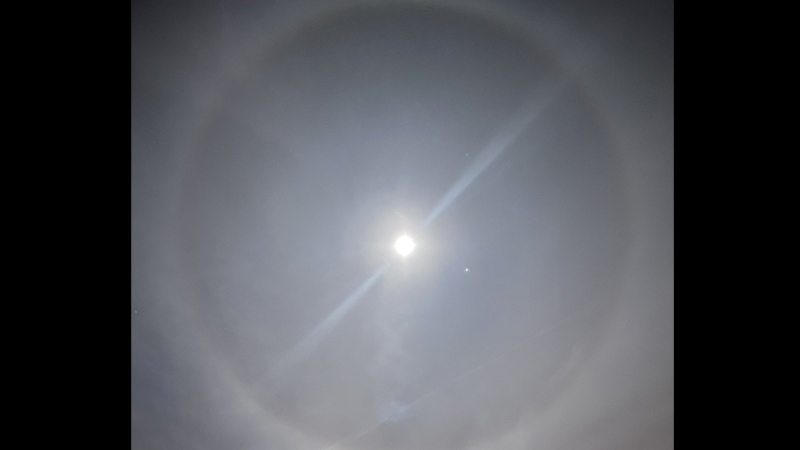Chemtrails? Scores Report Heavy ‘Spraying’ Prior to ‘Halos’ Being Spotted Around Moon, Sun