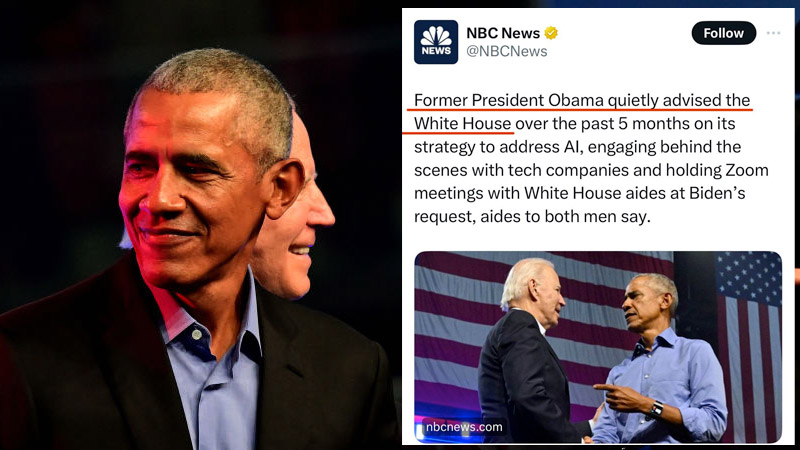 NBC News Admits Obama Secretly Advising Biden White House