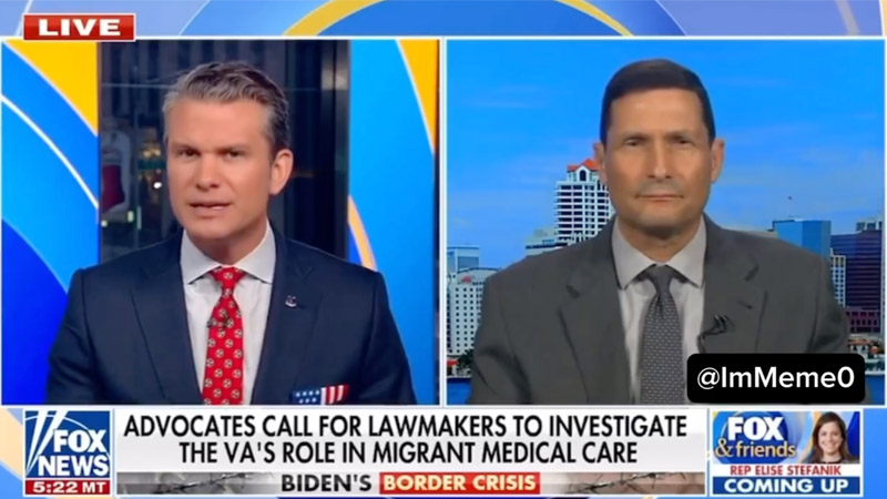 Watch: Dept. of Veteran Affairs Processing Medical Claims for Illegal Migrants While Ignoring U.S. Vets