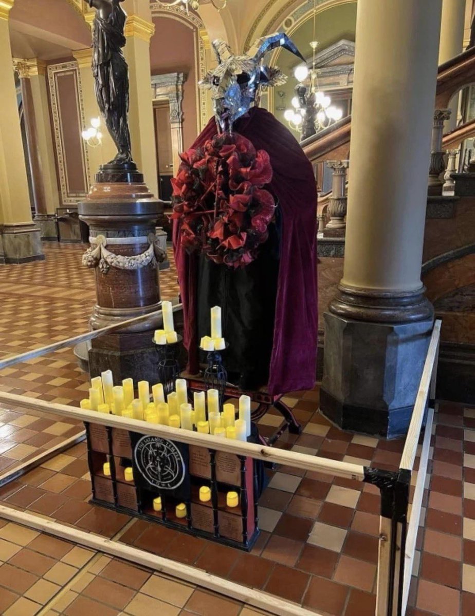 Iowans Call on Pro-DeSantis Governor to Remove Satanic Display From Capitol - Todd Starnes