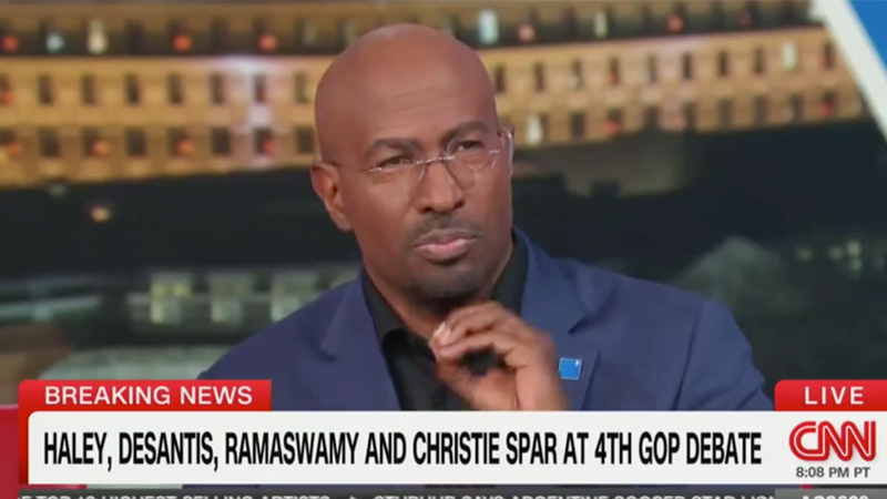 Watch: CNN’s Van Jones Says He Was ‘Literally Shaking’ When Ramaswamy Mentioned Deep State’s Great Replacement Agenda