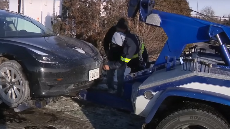 Arctic Blast Leaves Many Electric Vehicle Drivers Stranded As Batteries Drain Faster, Charge Slower