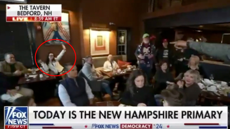 Watch: Only One NH Voter Raises Hand When Reporter Asks, ‘Who’s Voting for Nikki Haley?’