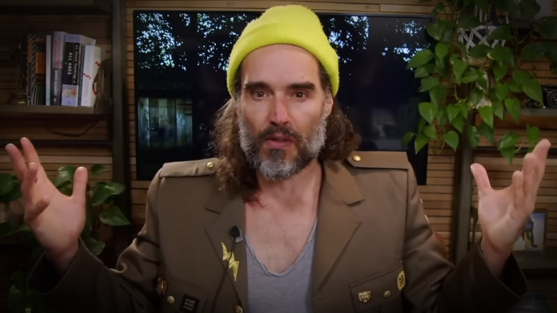 Watch: Russell Brand Says Latest Alex Jones Predictions ‘Terrifying’