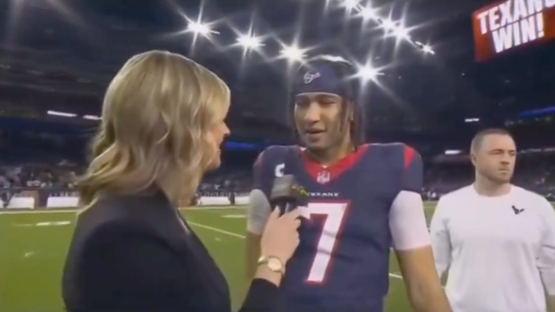 WATCH: NBC Censors NFL Star Praising Jesus During Postgame Interview