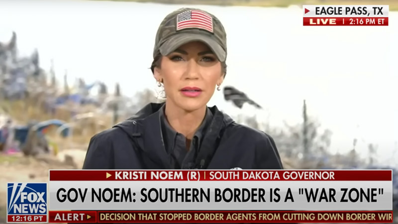 Gov. Noem Warns Biden ‘Fundamentally Remaking America’, Will Soon Look Like Migrant-Besieged Europe