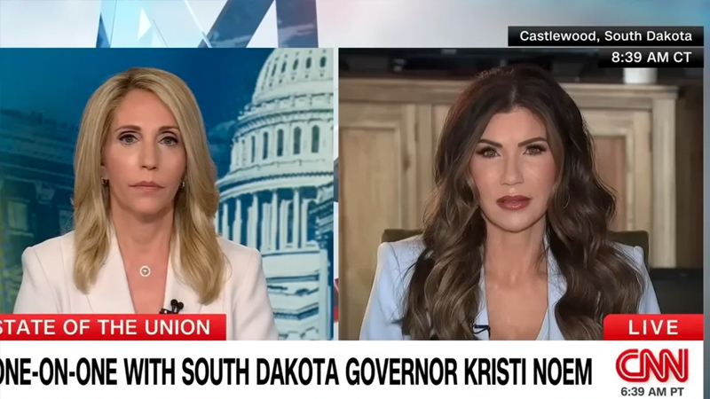 Watch: CNN Host Can’t Respond When SD Gov. Kristi Noem Asks What Biden’s Done to Secure Border
