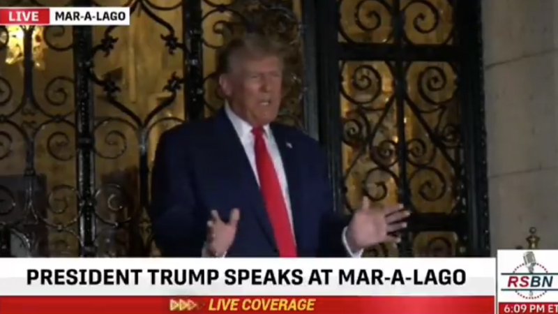 Watch: President Donald Trump Responds to $350+ Million Civil Fraud Trial Witch Hunt