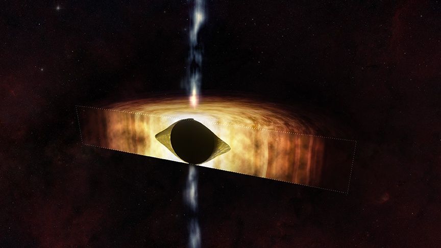 Cosmic Super Bowl? The Milky Way's black hole is shaping spacetime into a football | Space