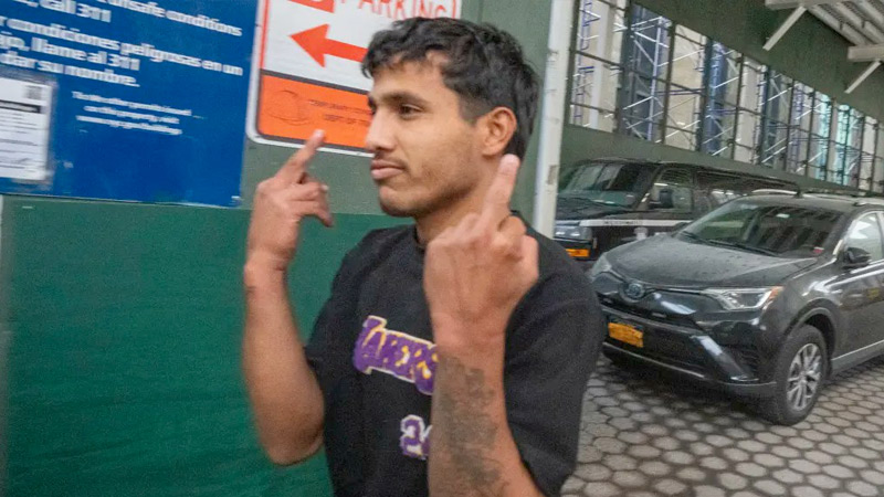 Watch: Illegals Freed After Beating NYPD Officers FLIP OFF Americans Upon Release