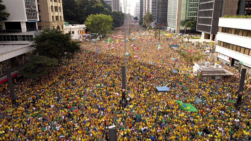 Watch: Massive Protests Rock Brazil Over Socialist President’s Coup Probe Into Bolsonaro