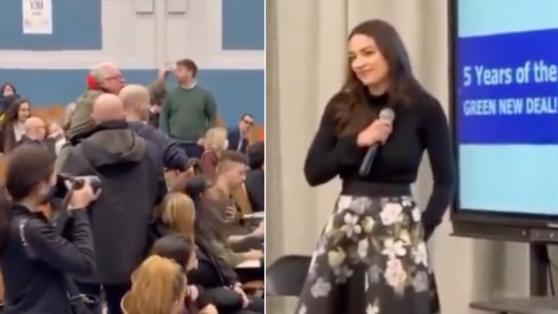 ‘All You Care About is Illegals & Their Votes!’: Hecklers Disrupt AOC Town Hall