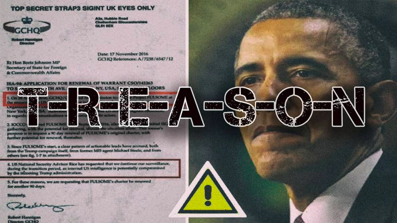 Did Obama Commit Massive Blatant Treason?