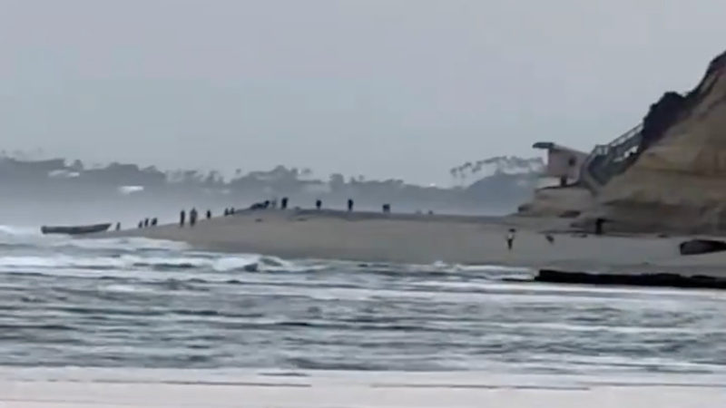 WATCH: Boatload of Illegals Storm California Beach
