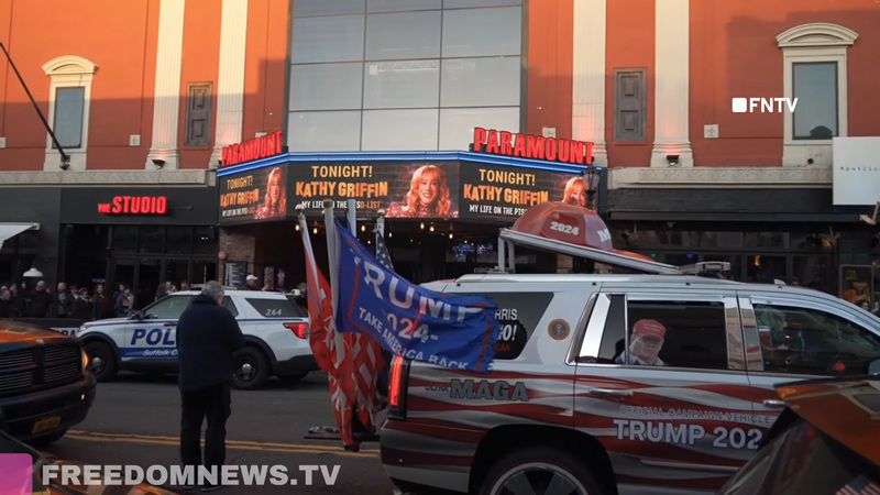 Watch: Kathy Griffin Show Protested in NY by Trump Supporters