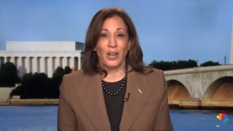 Watch: VP Harris Won’t Say Whether She, Biden Will Participate in Debates